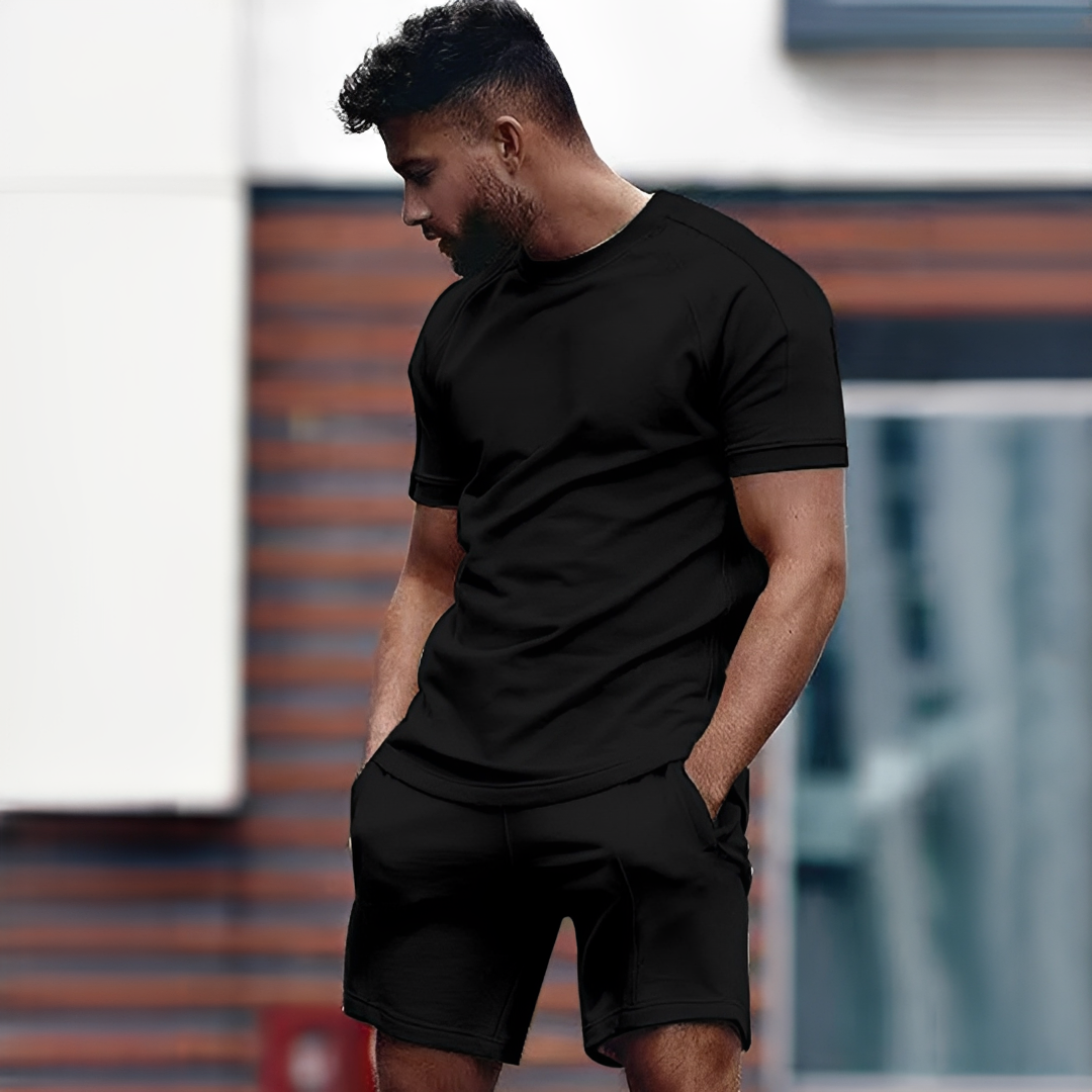 Drake - Herren-Ensemble aus T-Shirt und Shorts - optimal für warme Tage