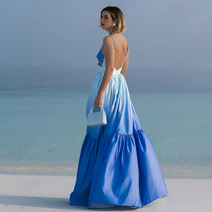 Corina - Stilvolles Cami-Maxikleid