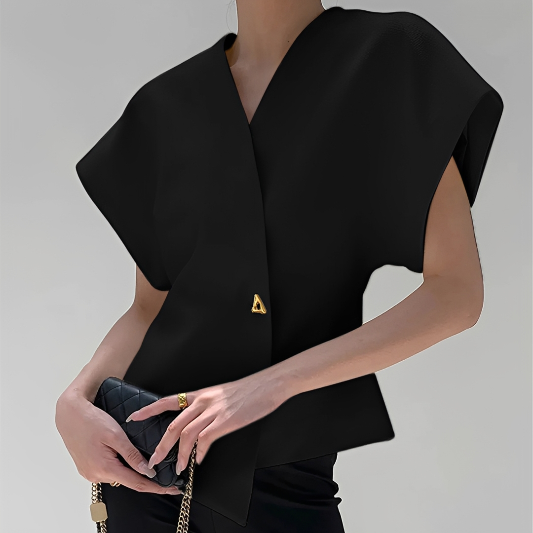 Ariella - Modische V-Ausschnitt-Bluse