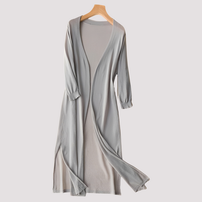 Fannie - Komfortabler langer Damen-Cardigan