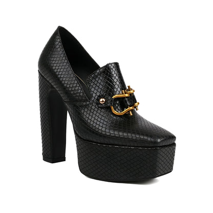 Jennie - Modische Chunky-Heels