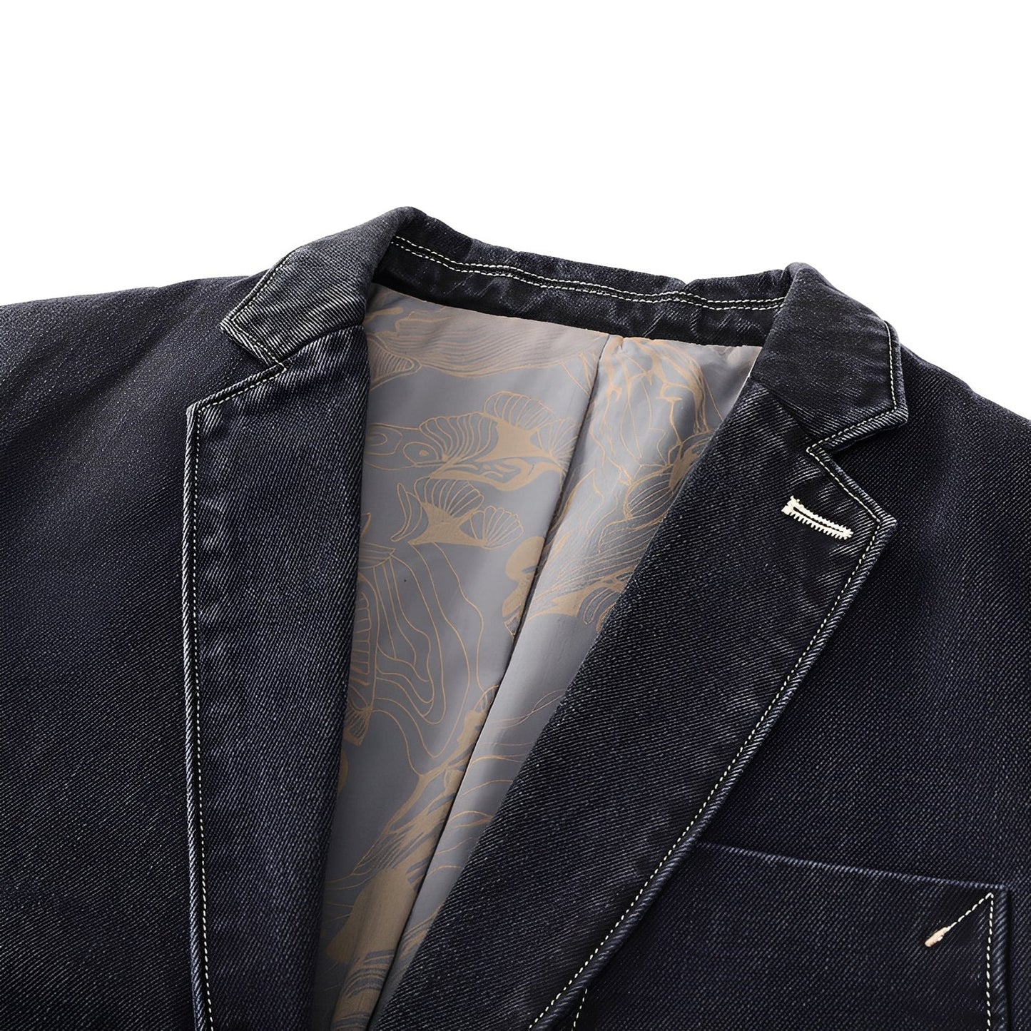 Nichols - Jacke im leichten Denim-Look