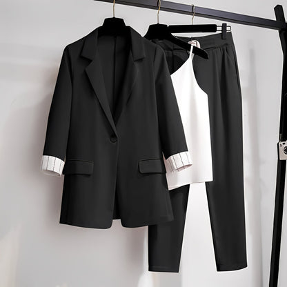 Paula - elegantes Dreiteiler-Blazer-Set für Damen