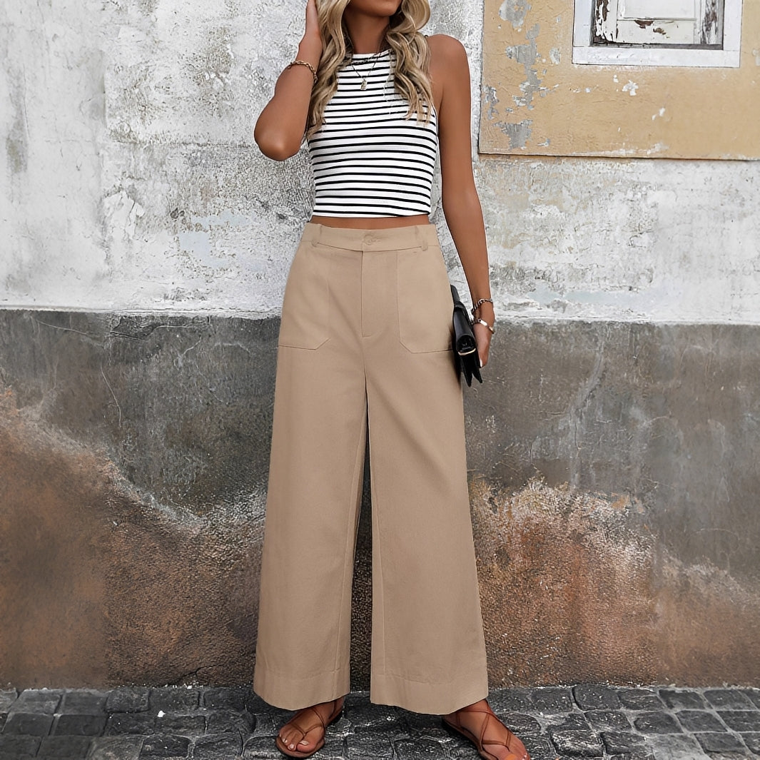 Sofia - Weite Hosen mit hohem Bund