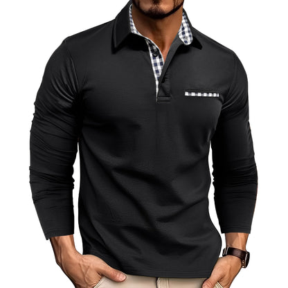 Rupert - Lässig Langarm-Poloshirt für Herren