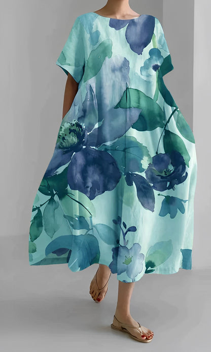 Purdie - Langes Kleid in Übergröße für Damen