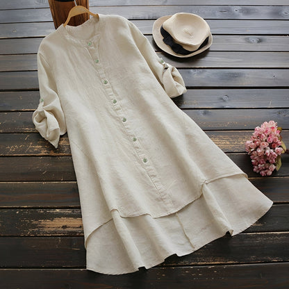 Mildred - Elegantes Kleid mit Knöpfen
