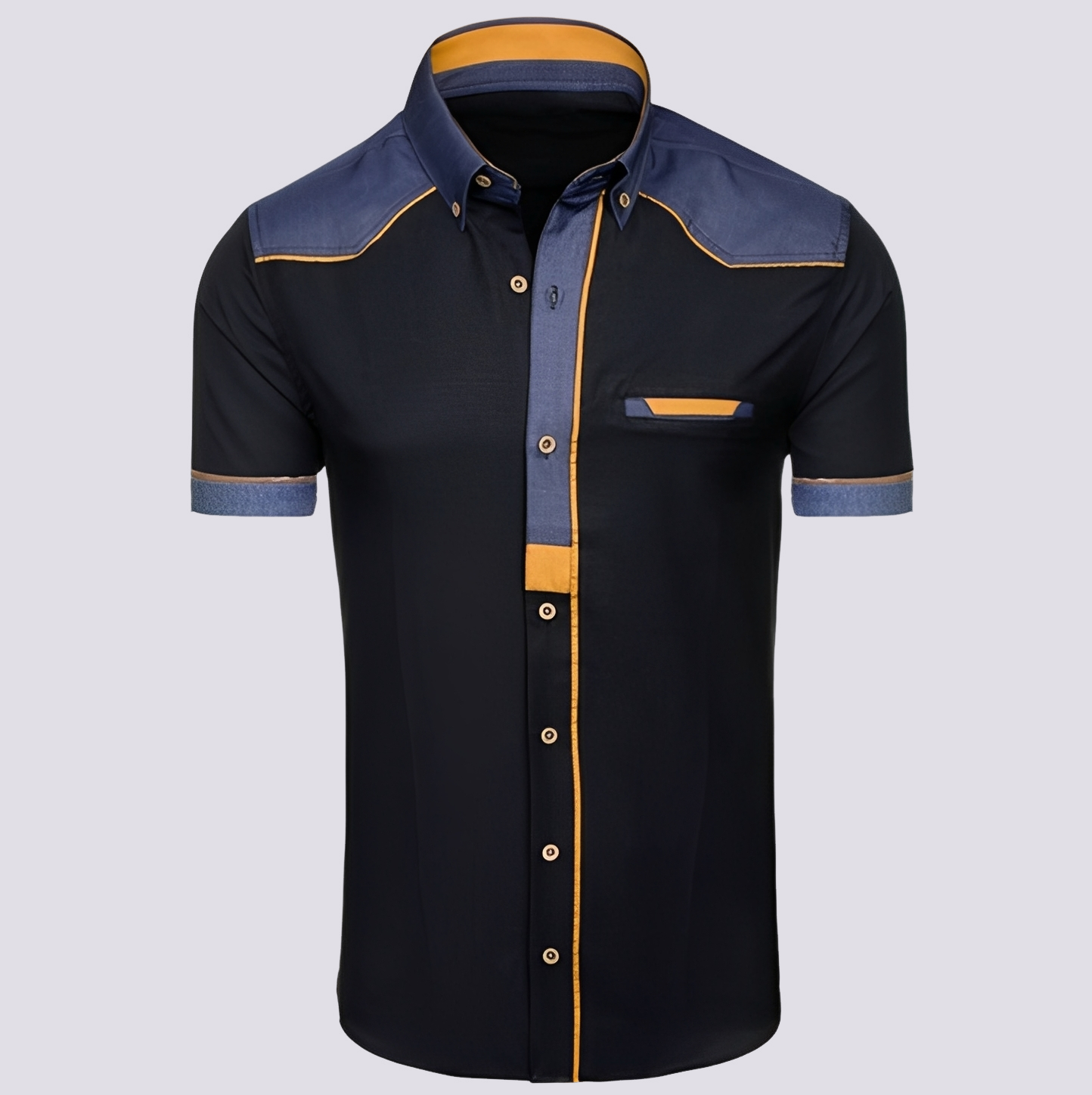 Frank - Elegantes Poloshirt aus Damen-Jeansstoff