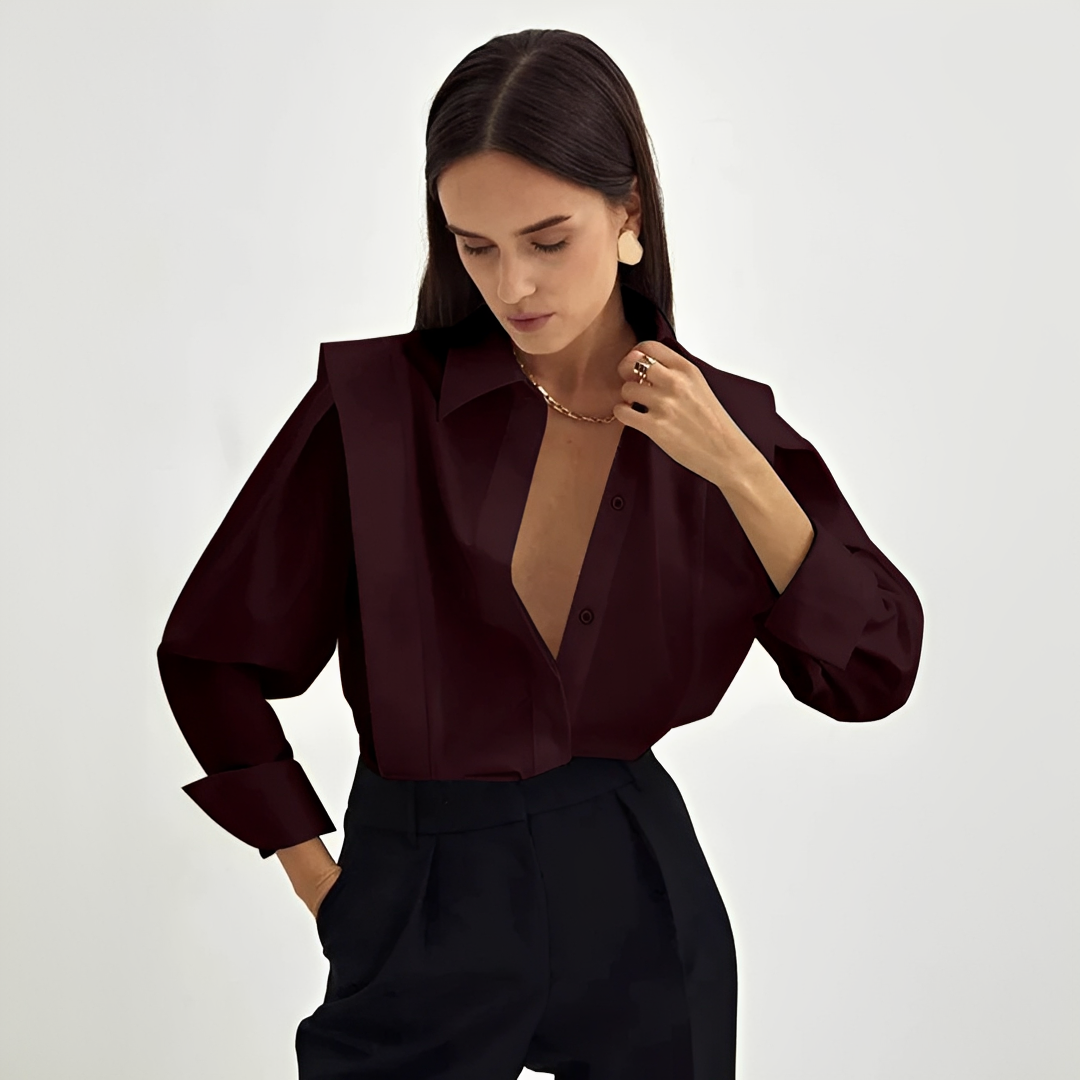Cecile - Stilvolles oversized Hemd