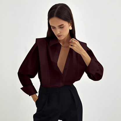 Cecile - Stilvolles oversized Hemd