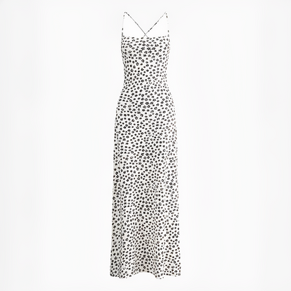 Emily - Langes, fließendes Kleid mit Spaghettiträgern