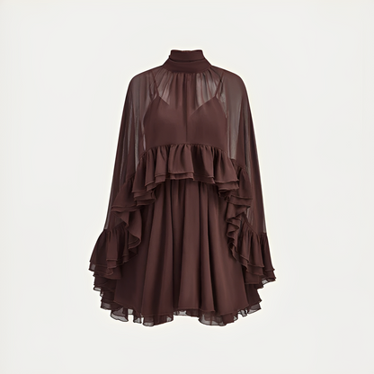 Zhuchin - Stilvolles Rüschenkleid