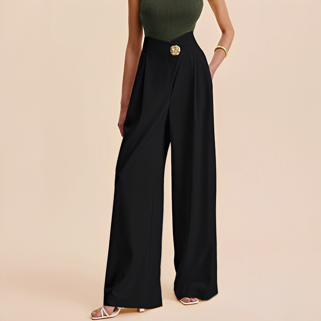 Joyce - Weite Hose mit hoher Taille