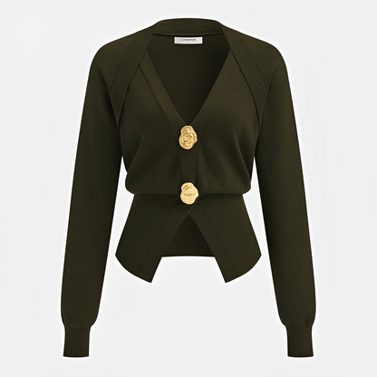 Kisha - Modejacke mit V-Kragen