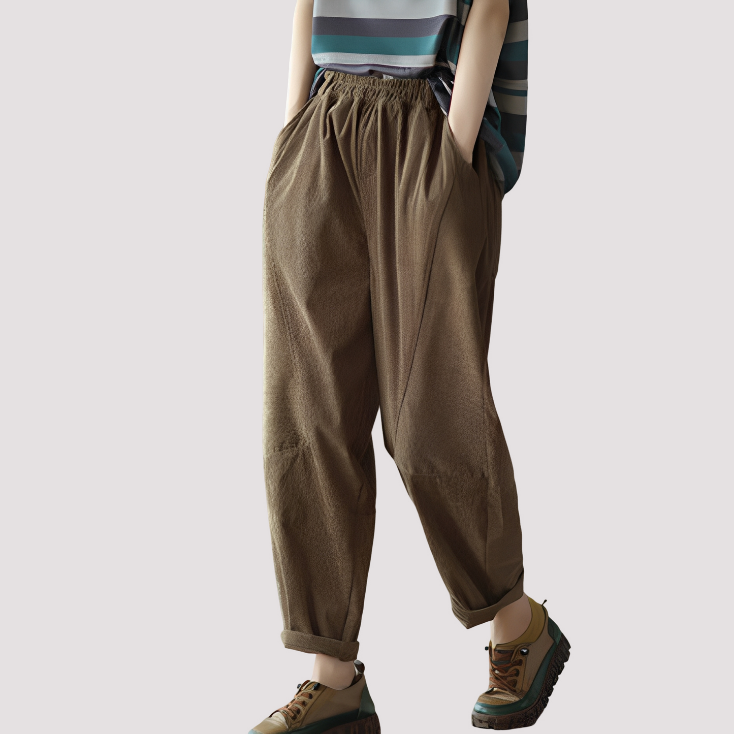 Stella - Komfortable Harems-Hose mit elastischem Bund für Damen