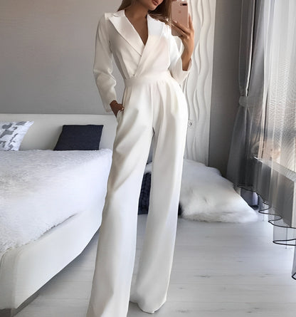 Emilie - Eleganter Jumpsuit mit langen Ärmeln
