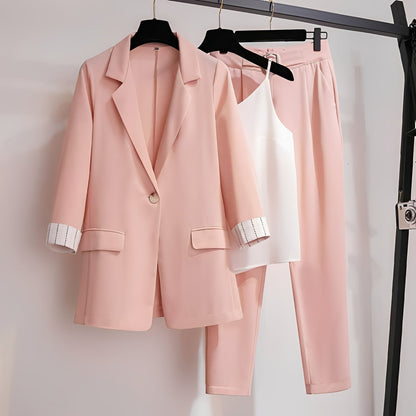 Paula - elegantes Dreiteiler-Blazer-Set für Damen