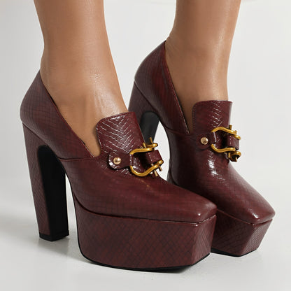 Jennie - Modische Chunky-Heels