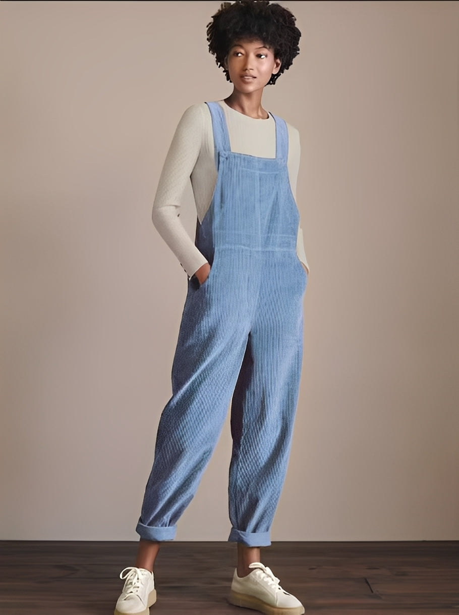 Kristina - Schicker Cord-Jumpsuit für Damen