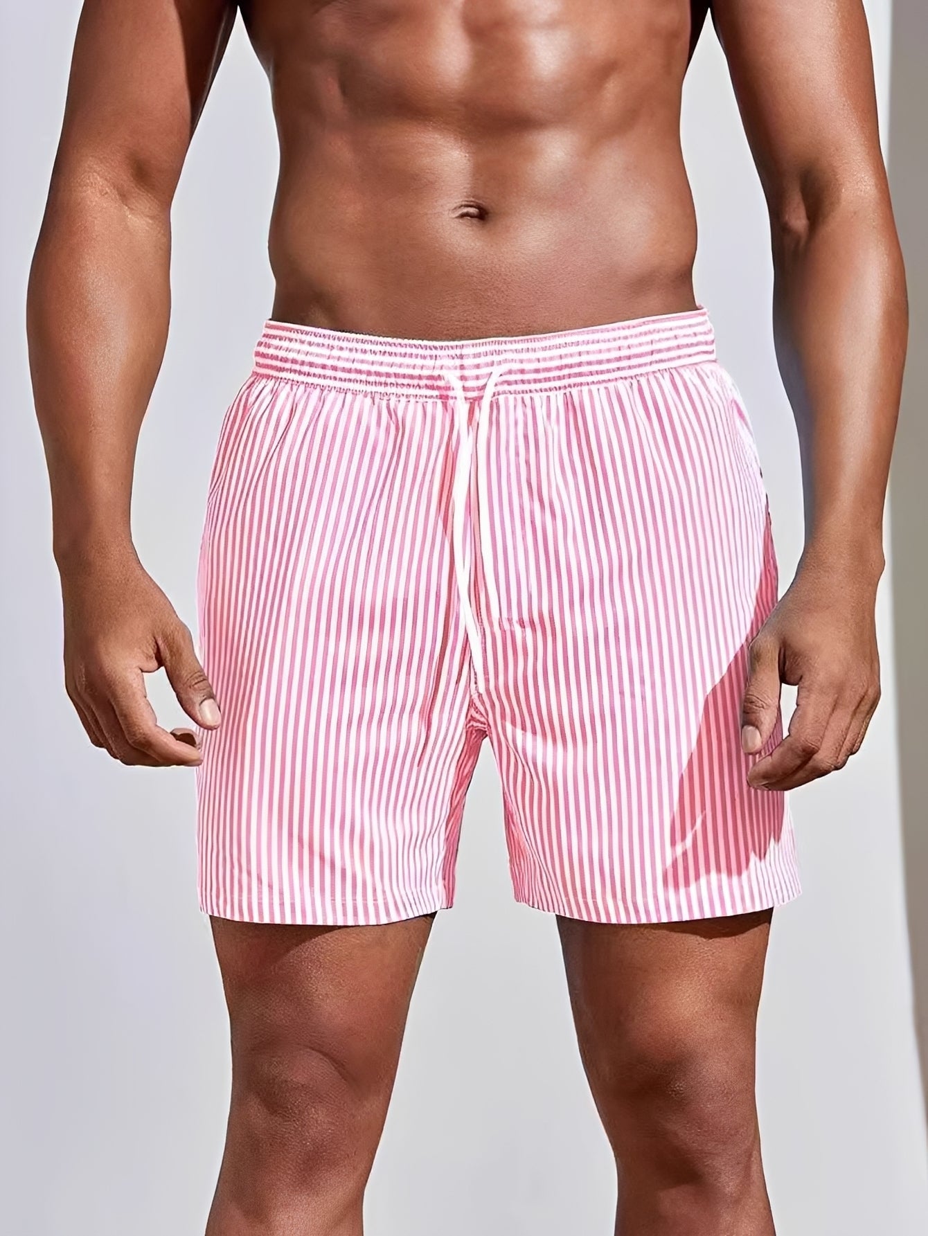 Reuben - Gestreifte, schnelltrocknende Badehosen