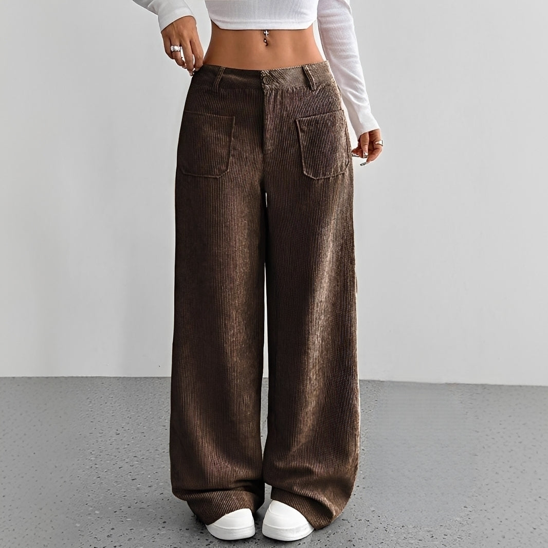 Isabelle - Cordhosen mit hoher Taille