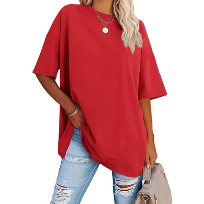 Alice - Locker geschnittenes T-Shirt mit breiten Schultern