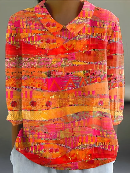 Alfie - Stylisches, leger geschnittenes Damen-Shirt mit Aufdruck