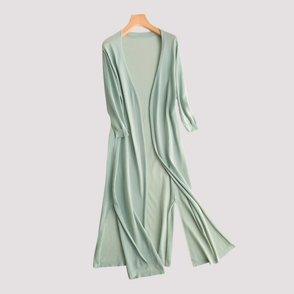 Fannie - Komfortabler langer Damen-Cardigan