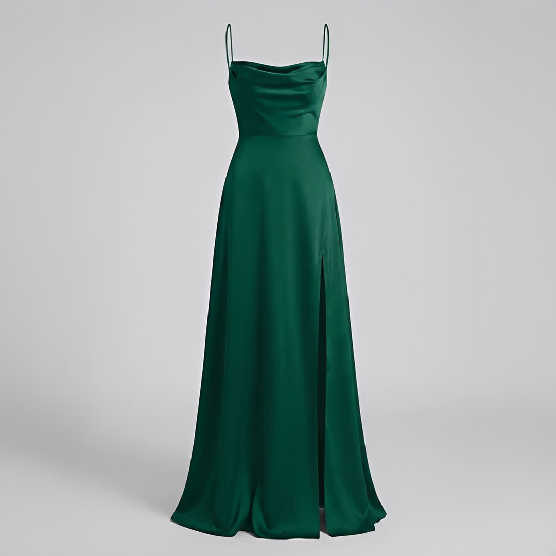 Glenda - Edles, fließendes Damenkleid
