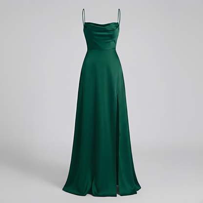 Glenda - Edles, fließendes Damenkleid