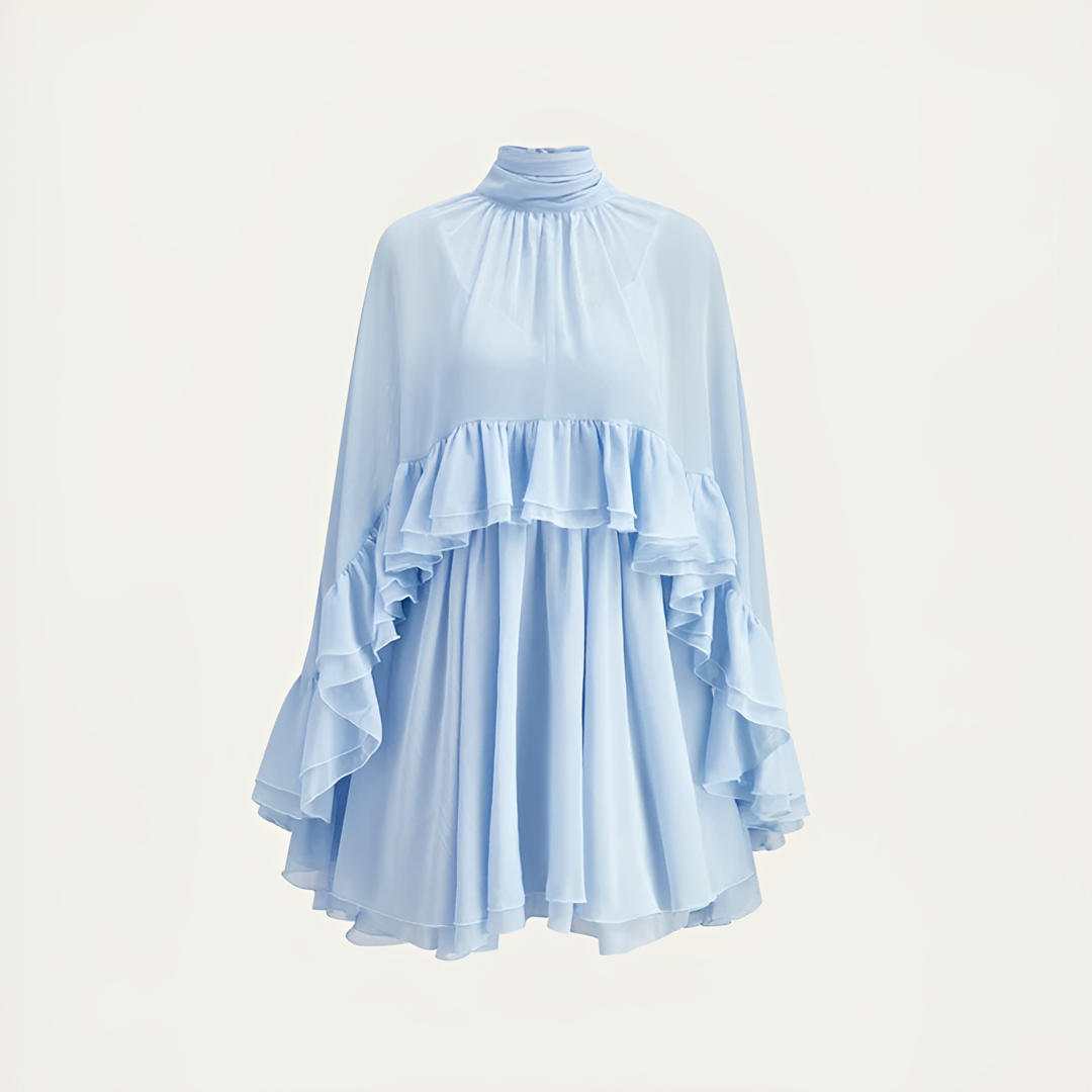 Zhuchin - Stilvolles Rüschenkleid