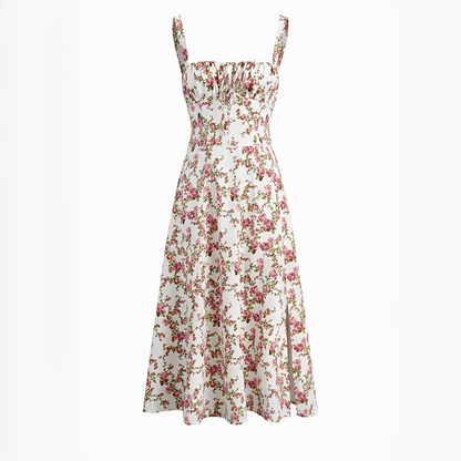 Quinny - Blumen-Midikleid