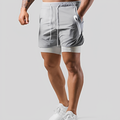 Steven - Herren Shorts - Zweilagig für sportliche Aktivitäten