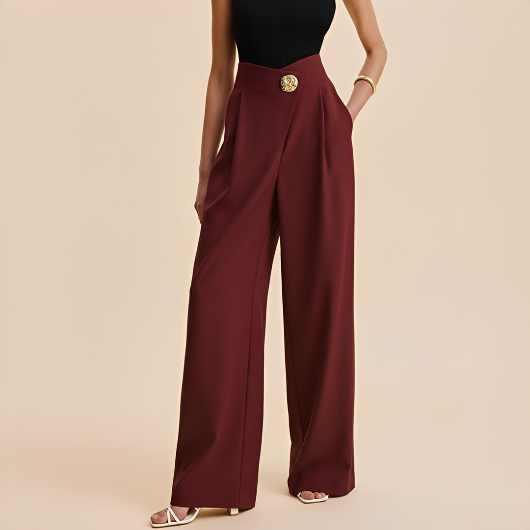 Joyce - Weite Hose mit hoher Taille