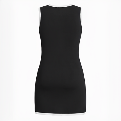 Delilah - Elegantes ärmelloses kurzes Kleid