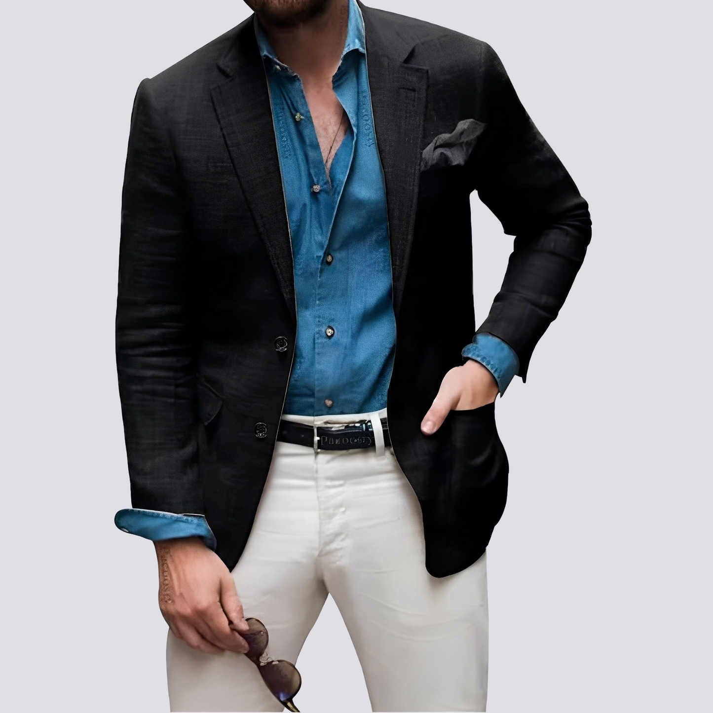 Glenn - Stilvoller Herrenblazer mit Knöpfen