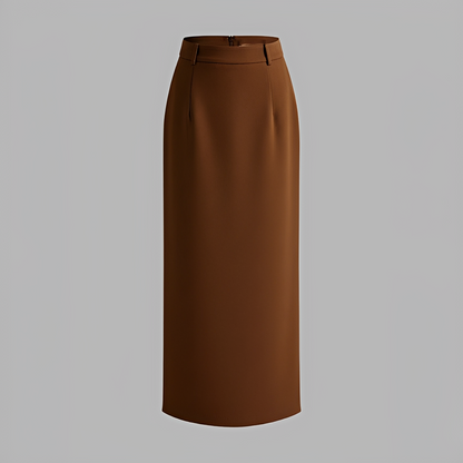 Alita - Eleganter Maxirock mit Rückenschlitz