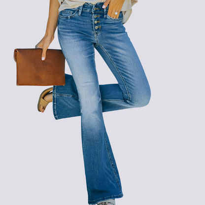 Rosie – Damen-Schlagjeans – ideal für den entspannten Alltag
