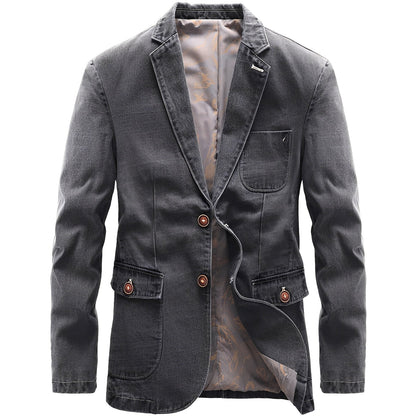 Nichols - Jacke im leichten Denim-Look