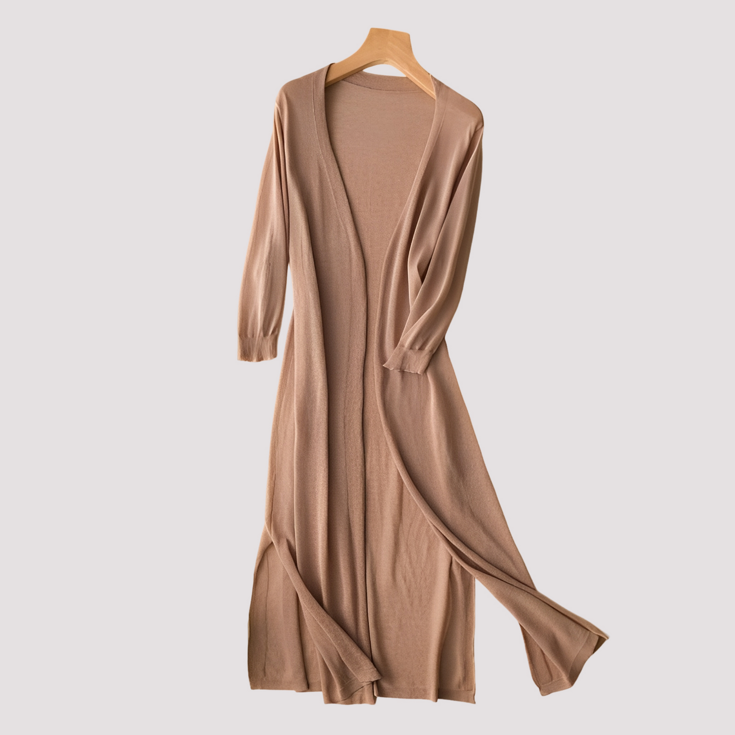 Fannie - Komfortabler langer Damen-Cardigan
