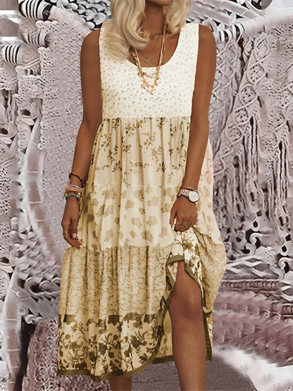 Nancy - Modisches Boho-Midikleid