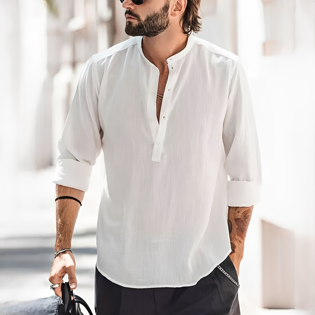Enrico - Leichtes und modernes Herren-Sommerhemd