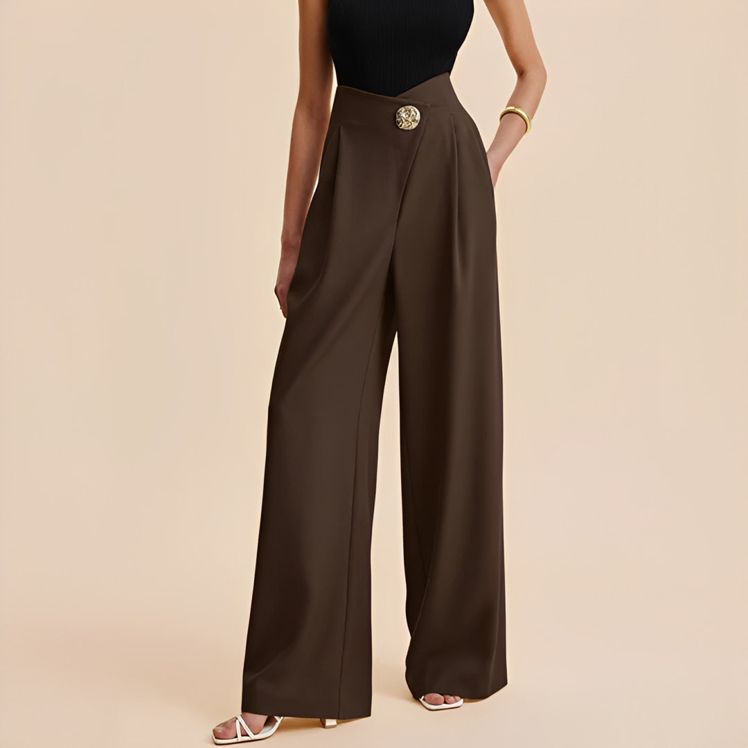 Joyce - Weite Hose mit hoher Taille
