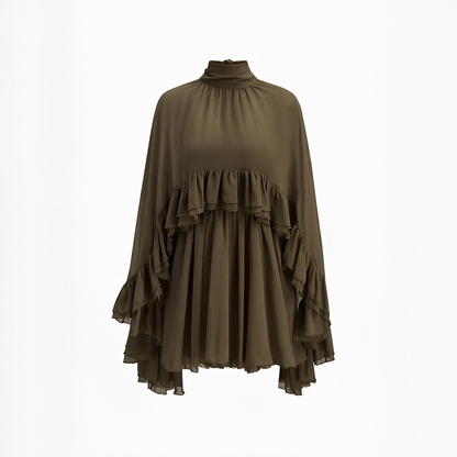 Zhuchin - Stilvolles Rüschenkleid