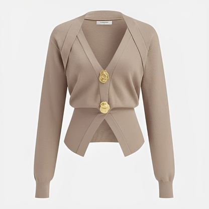 Kisha - Modejacke mit V-Kragen