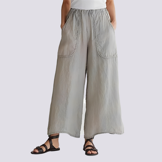 Angela - Komfortable Hose mit weitem Bein für Damen