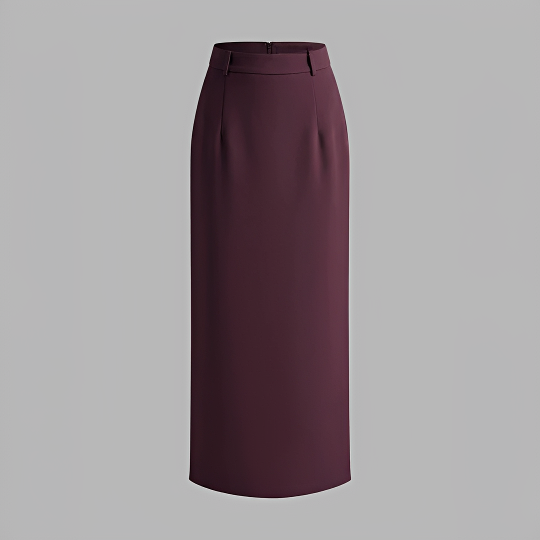 Alita - Eleganter Maxirock mit Rückenschlitz