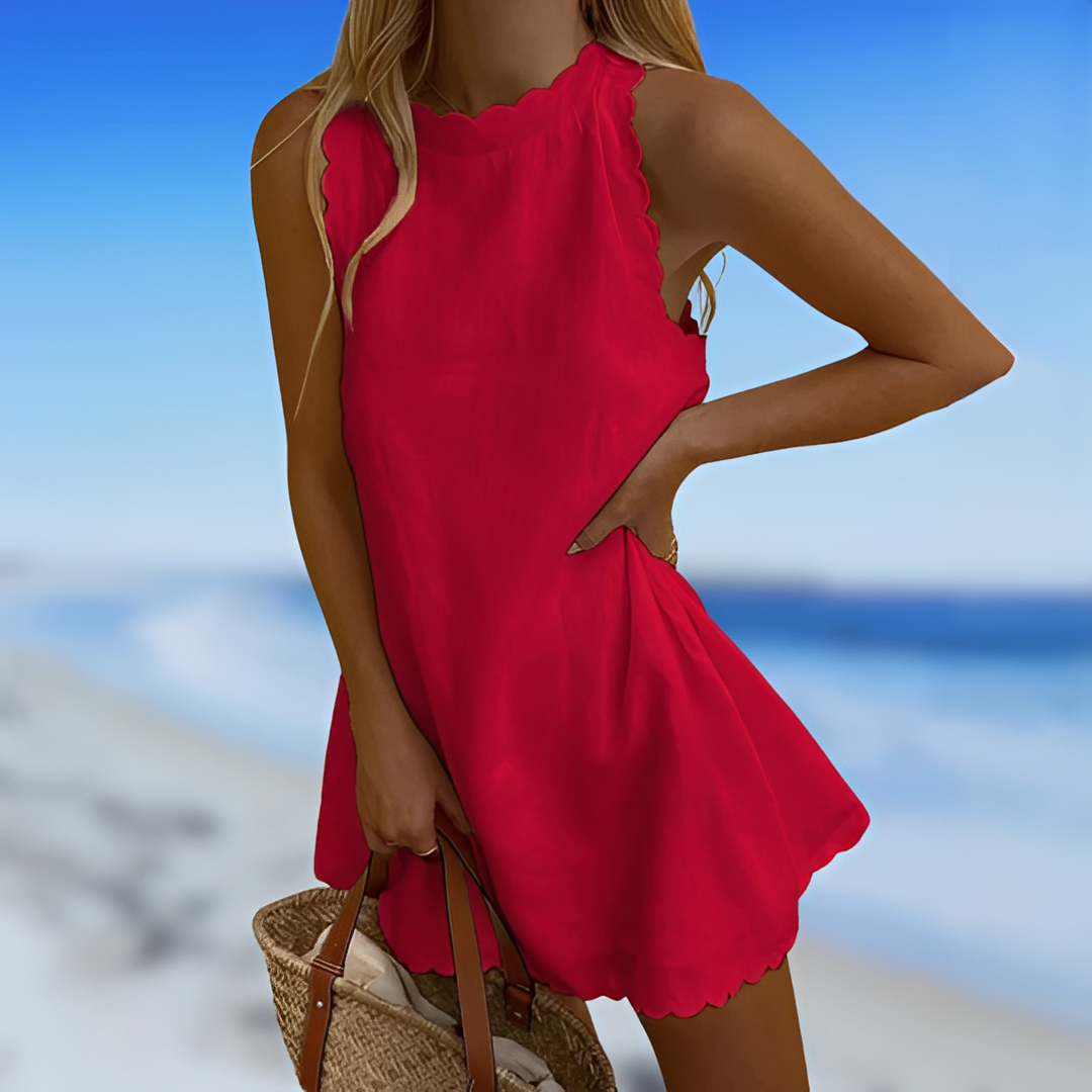 Adelle - Elegantes ärmelloses Sommerkleid für Damen