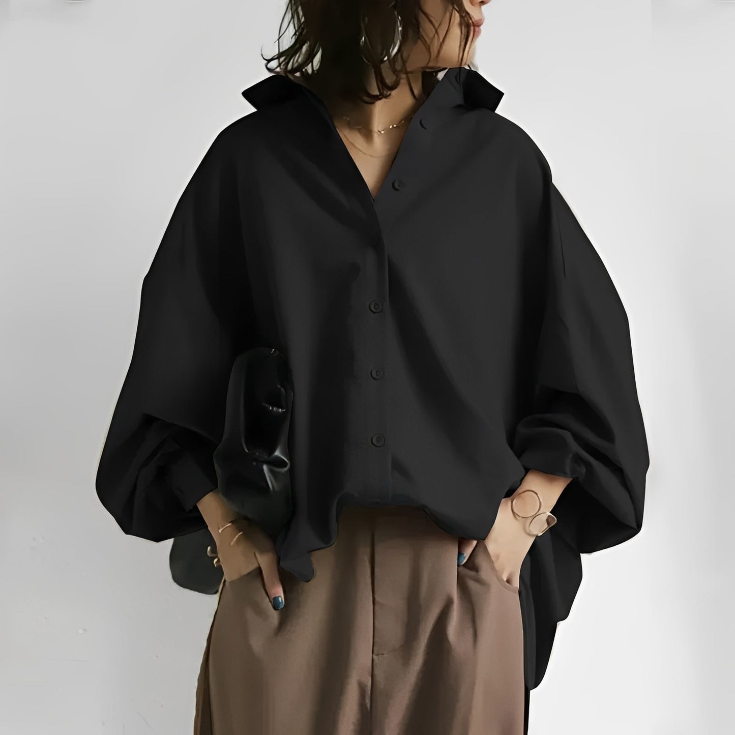 Brittney - Komfortable Oversize-Bluse