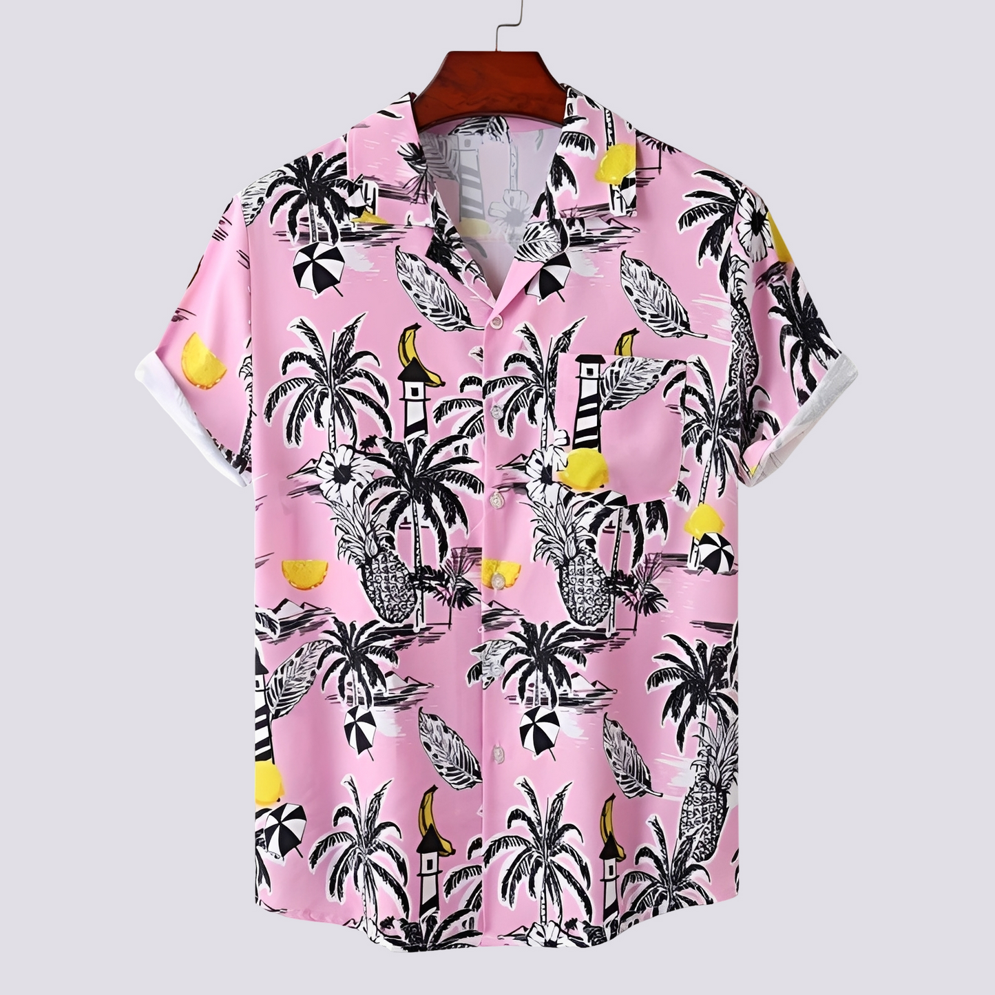Ronan - Stilvolles Herrenhemd im Hawaii-Design